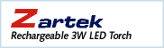 Zartek - Rechargeable LED Torch